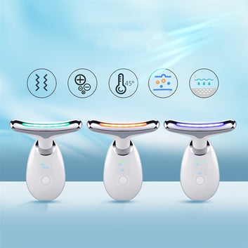 LED Facial And Neck Massager | جهاز تدليك الوجه والرقبة بالضوء LED