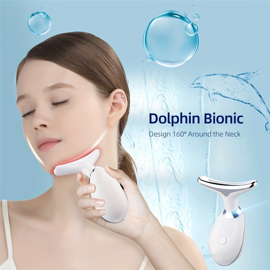LED Facial And Neck Massager | جهاز تدليك الوجه والرقبة بالضوء LED