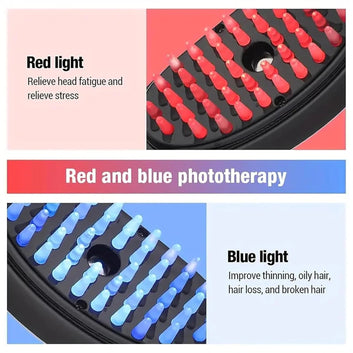 LED Therapy Hair Growth Brush | فرشاة العلاج بالضوء لنمو الشعر