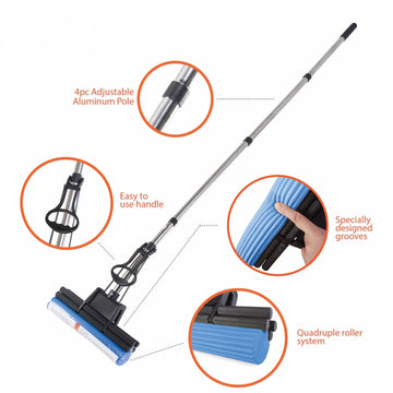 Self-Wringing PVA Sponge Mop | ممسحة إسفنجية PVA قابلة للعصر الذاتي