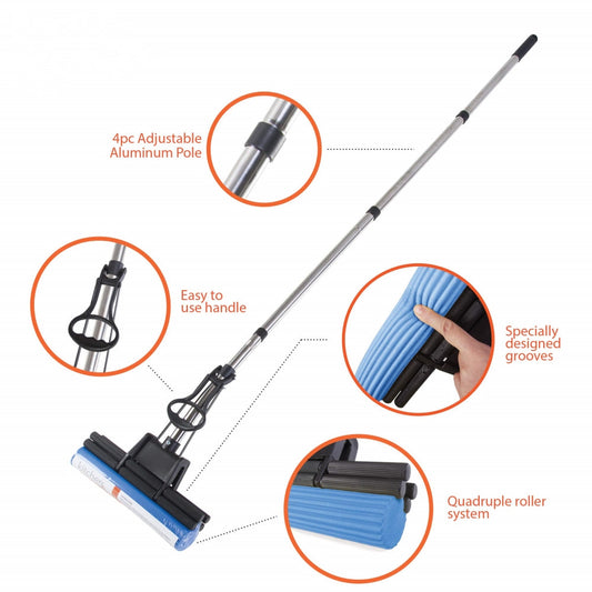 Self-Wringing PVA Sponge Mop | ممسحة إسفنجية PVA قابلة للعصر الذاتي