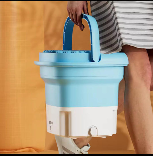 Silicone Foldable Mini Laundry Machine | غسالة صغيرة قابلة للطي من السيليكون
